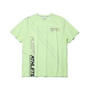 인터크루 남성 사선포인트스포티반팔티 ITW2RR02ALN (라이트그린)