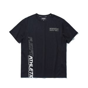 인터크루 남성 사선포인트스포티반팔티 ITW2RR02ABK (블랙)