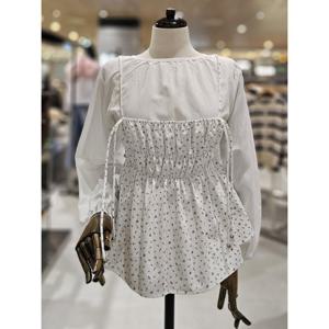 랩 플라워 셔링 블라우스 AS7XW161 AS7XW161