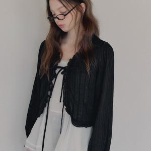 [트위]프릴 리본끈 블라우스 TOCCFBL009