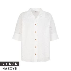 헤지스여성 HSSH6B402 아일렛 블라우스