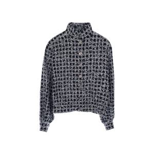 [엘러브] 샤넬 23A 트위드 자켓 34 블랙/멀티컬러 6ET0626