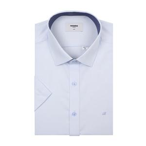 [레노마(셔츠)]50S C/P 트윌 솔리드 슬림핏 반팔 셔츠 RZUSL0101-BU