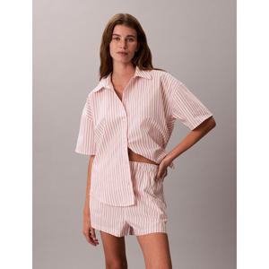 [캘빈클라인언더웨어]CK 코튼 포플린 웨이스트 밴드 숏팬츠 (QF7596-UJS)