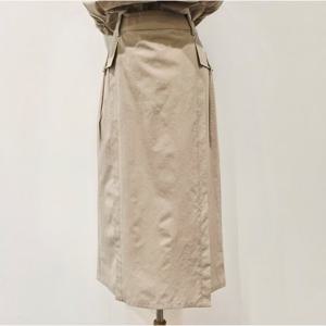 [비지트인뉴욕]포켓 디테일 H라인 셋업 스커트 VC4SR08