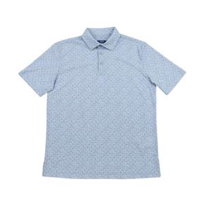 [예작(셔츠)]반소매 폴리  혼방 카라 티셔츠 YJFMCD460-BL