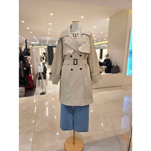 [에이비에프지]와이드카라넥 루즈핏 트렌치코트 AGNA5QR03G