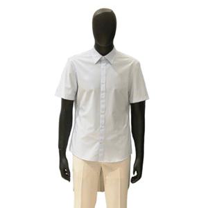 [바쏘]SS  블루 그레이  데일리  기본카라  스트레치 반팔와이셔츠KBGABTD63A