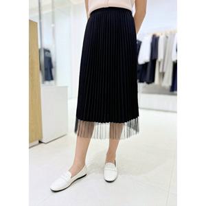 [숲]밴딩 플리츠 롱스커트  SC3SR851
