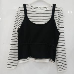 [에꼴리에][모다부평]뷔스티에 세트  니트티/26C5081BK_BP_BP