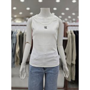 [ab.f.z]자수 레터링 골지 민소매티셔츠( AFA5HK32G )_DJ