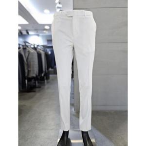 바쏘옴므 세이브존03 바쏘옴므 남자 여름 화이트 쿨맥스 바지 스판 슬랙스 WSAFA2PS53A
