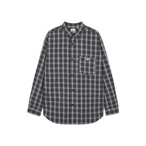 단톤 남성 체크 워크셔츠 차콜 그레이 DT-B0398-GCO