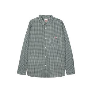 단톤 남성 체크 워크셔츠 그린 DT-B0398-OWGC