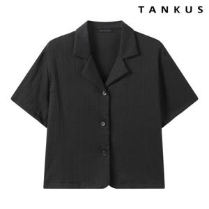 [탱커스]더블 카라넥 베이직 반팔 셔츠 (TY2BL005L0)