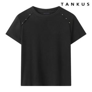 [탱커스]숄더 포인트 라운드넥 반팔 티셔츠 (TY2TS014L0)