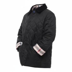 버버리 코듀로이 다이아몬드 퀼팅 재킷 (8092519 BLACK 24F)