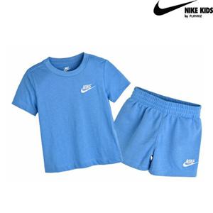 [나이키키즈(플레이키즈)]나이키 클럽 LBR 쇼츠 세트 반팔 반바지 1-4세 A252ST843P