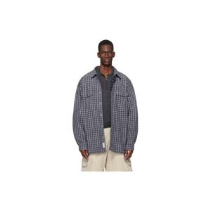 26 SS 메종마르지엘라 남성 블루 리버서블 패딩 셔츠 261168M192004