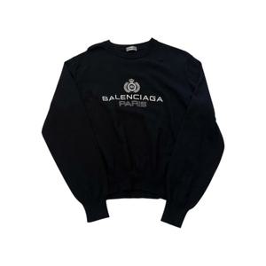 (명품) 발렌시아가 로고 블랙 595106 여성 니트