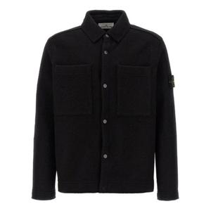 라프리마 스톤아일랜드 5100058 Felted RWS 울 바텀 업 셔츠 K2S15 5100058 S0IN1 V0029