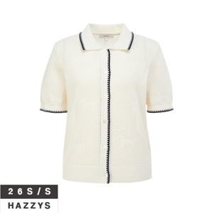 헤지스여성 HSSW6B405 해리 스카시조직 티카라 가디건