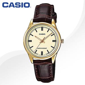 카시오(CASIO)(LTP-V005GL-9A/가죽시계)