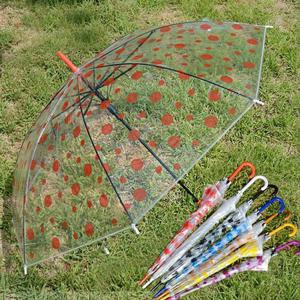 [실내화뱅크]투명비닐 자동우산/투명우산/비닐우산/땡땡이우산/자동우산/우산