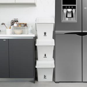 아트박스/라이피스트 데일리 분리수거함 3단