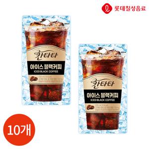 롯데칠성 칸타타 파우치 아이스 블랙 230ml x 10개