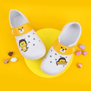 B패밀리 모질라 벨크로 실내화_화이트/유치원 실내화 초등 학생 학교 유아 어린이 신학기 아기 아동 층간소음