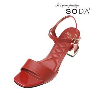 [소다 공식] SODA 여성 블럭힐 스트랩 샌들 ALD116 LS50 (6cm)