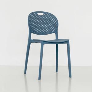 더조아 보니체어 애쉬블루 플라스틱 인테리어 의자