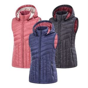 콜핑LD18 여성 가을후드탈부착형 패딩조끼 KSV7592W