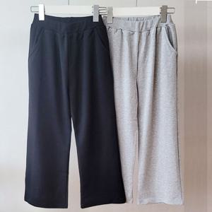 [모데쯔]주니어 키즈 10대 봄가을 일자 와이드 팬츠 등교룩 스쿨 초등