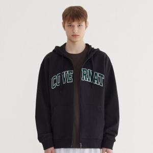 [커버낫] [TAG가 109,000] 아치 로고 후드집업 Black