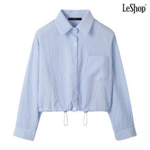 [백화점]르샵 체크 패턴 긴팔 셔츠 (DP3BA033A)