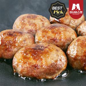 [베스트픽특가][2+1 사은품증정]담양식 두툼한 수제 한돈 떡갈비 120g x4팩+갈비맛소스 4팩