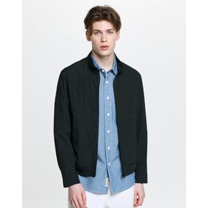 헤지스 남성 26SS 카키 체크 점퍼 HZJU6B502K3