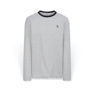 [백화점]헤지스 남성 스트라이프 긴팔티셔츠 HZTS6A343WT HZTS6A343