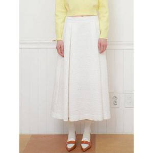 올리브데올리브 자카드 핀턱 플레어 스커트 OW4SS228