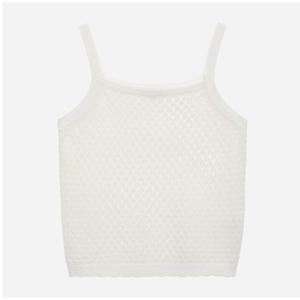 [써스데이아일랜드](T256MVT133W)크로셰 끈나시 베스트