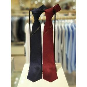 듀퐁 TE5FM61KA001SRD 혼주 예단 상견례 선물 인기 고급스럽고 세련된 남자 사선큐빅 원포인트넥타이