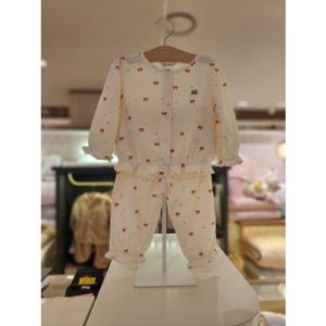 밍크뮤ch 아미엘뮤 리본가디건팬츠세트(백일돌어린이집유치원등원룩) (36170031020)