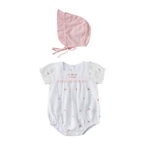 [밍크뮤HP](IV)플라워자수SET바디슈트 (36312-604-07)