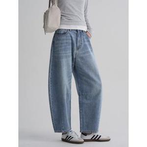 (356221CMUP) [에잇세컨즈] 엔트리 맘핏 데님  블루