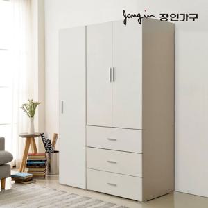 장인가구 블리스 1200 옷장세트 (800 3단서랍 수납형+400 행거)