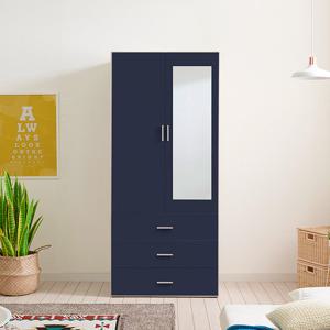 장인가구 봉쥬르 800 싱글 3단서랍 거울옷장