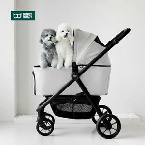[버디두기] 라이더 보스 강아지 디럭스 유모차 (중형견 30kg)