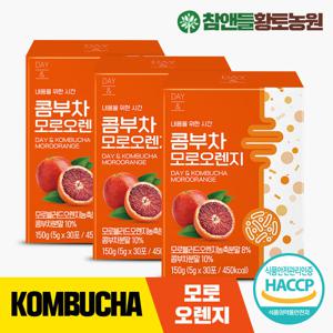참앤들황토농원 데이앤 콤부차 모로오렌지 30포 3박스 모로실